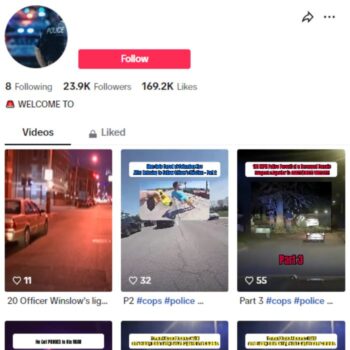 23k Police Clips Tiktok Account for sale