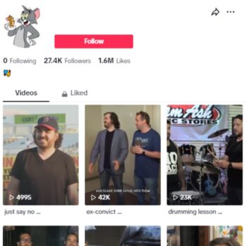 27K Funny Videos TikTok Account for sale