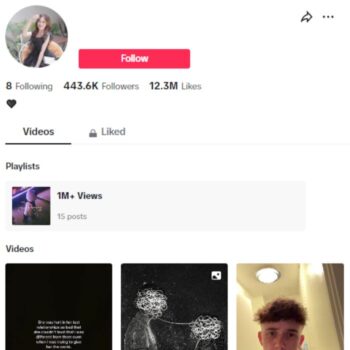 440K Love Relationships TikTok Account for sale