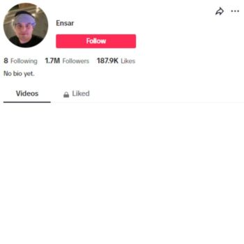 1.7M Verified Tiktok Account for sale