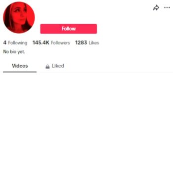 145k Blank TikTok Account for sale