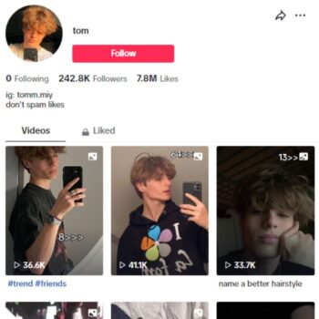 240K Social Media Influencer Tiktok Account for sale