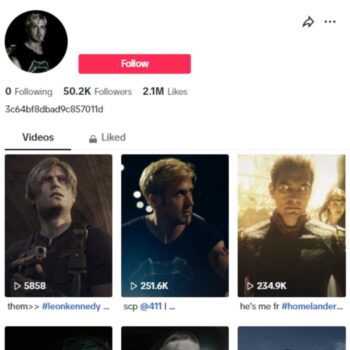 50K Movie Clips TikTok Account for sale