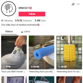 570K DIY Satisfying TikTok Account for sale