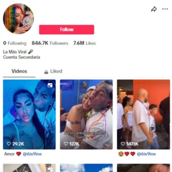 840K Rap Music Tiktok Account for sale