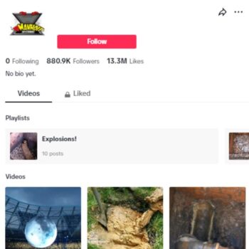 880k Drainage Cleaning Tiktok Account for sale