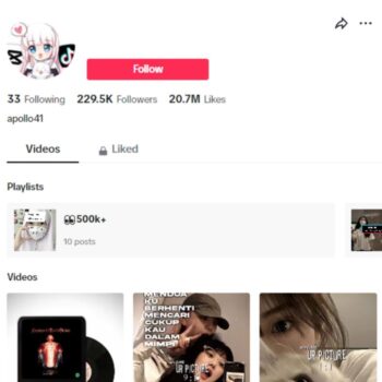 225K Girl Influencer TikTok Account for sale