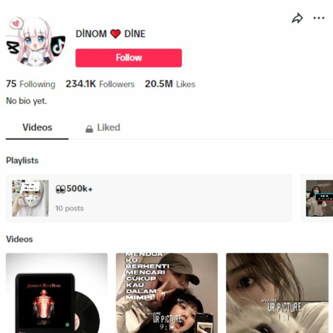 270K Women's Fashion TikTok Account for sale