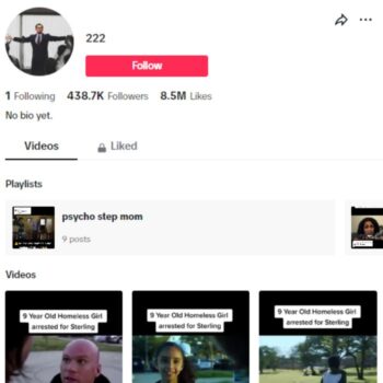 430k Movie Clips Entertainment Tiktok Account for sale