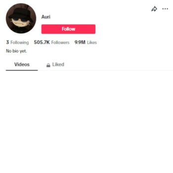 500k Blank TikTok Account for sale