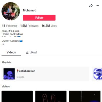 1.5M Music Entertainment Tiktok Account for sale