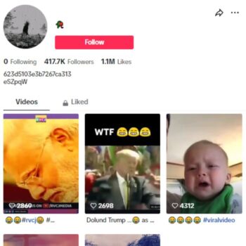 410K Funny Videos TikTok Account for sale