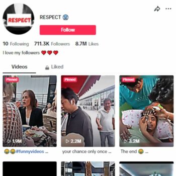 700K Viral Entertainment Videos Tiktok Account for sale
