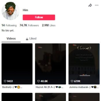 74K Love Quotes TikTok Account for sale
