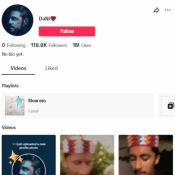 110K Love Poetry TikTok Account for sale