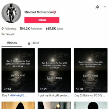 150k Business Crypto Tiktok Account for sale
