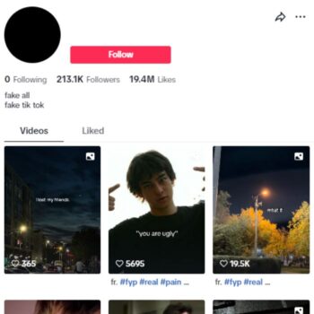 200K Movie Clips TikTok Account for sale