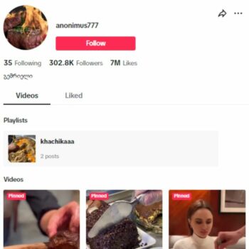 300K Viral Food TikTok Account for sale