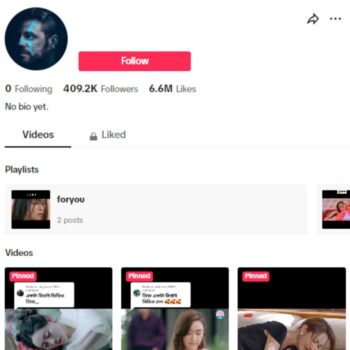 400K Movie Clips TikTok Account for sale