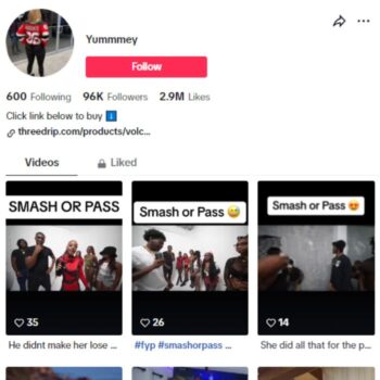 95K Hot Models TikTok Account for sale