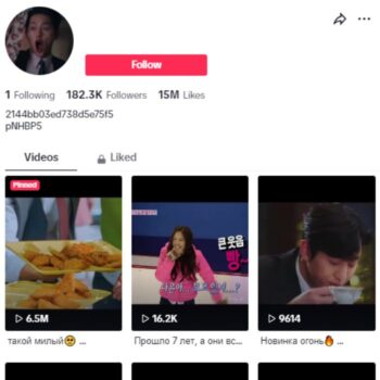 150k K-drama TV Series Tiktok Account for sale