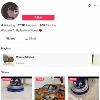 17K Story Entertainment Tiktok Account for sale