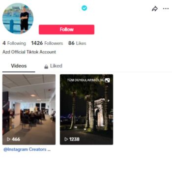 1K Verified Tiktok Account for sale