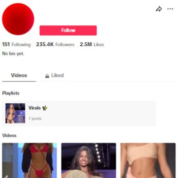 230K Hot Models TikTok Account for sale