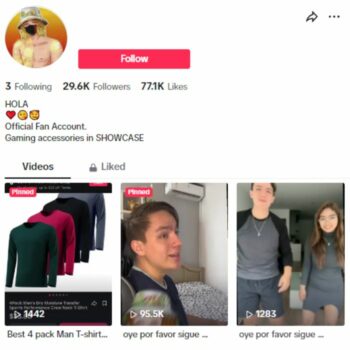29K Funny Vlogs TikTok Account for sale