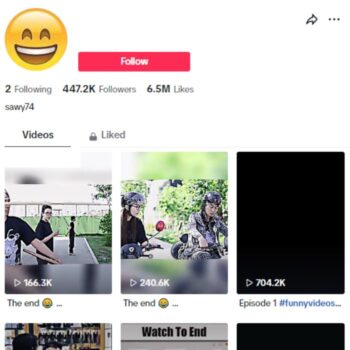 440K Entertainment Funny Tiktok Account for sale