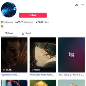 600K Hollywood Clips TikTok Account for sale