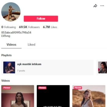 65k Movie Edits Entertainment Tiktok Account for sale