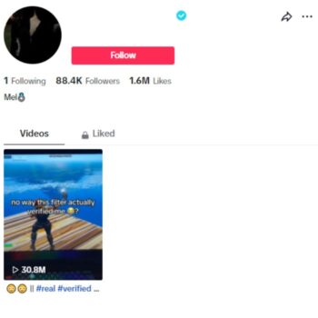 85K Verified Tiktok Account for sale