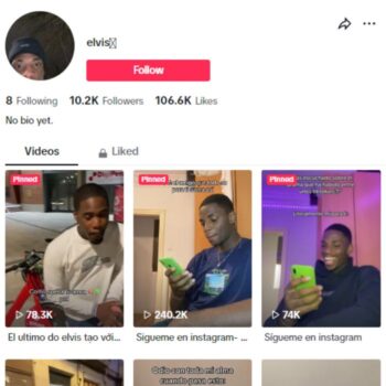 10k Influencer Fan TikTok Account for sale