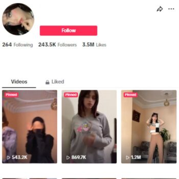 240k Music Dance Tiktok Account for sale