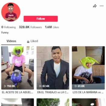320K Funny Entertainment Tiktok Account for sale