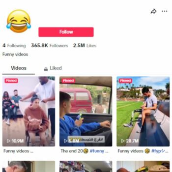 360K Funny Entertainment Tiktok Account for sale