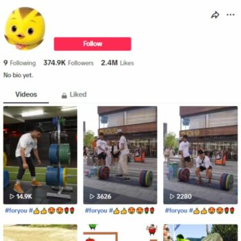 370k Kids Cartoon Tiktok Account for sale