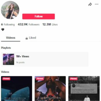 430K Life Quotes TikTok Account for sale