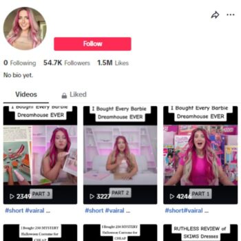 50k American Influencer Fan TikTok Account for sale