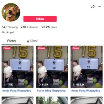 70K Pet Cats & Dogs TikTok Account for sale