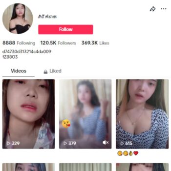 120k Girl Influencer TikTok Account for sale