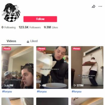 120k Influencer Fan TikTok Account for sale