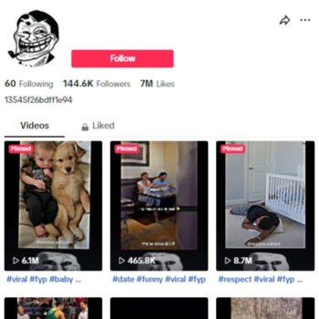 140K USA Memes TikTok Account for sale
