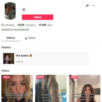 200K Girls Model TikTok Account for sale