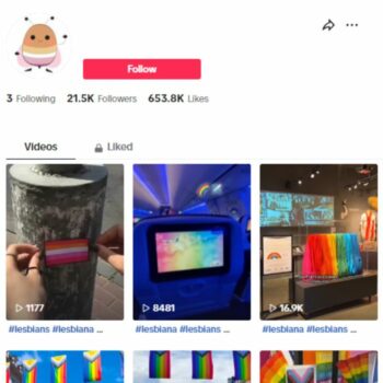 20K LGBTQ+ Pride TikTok Account for sale