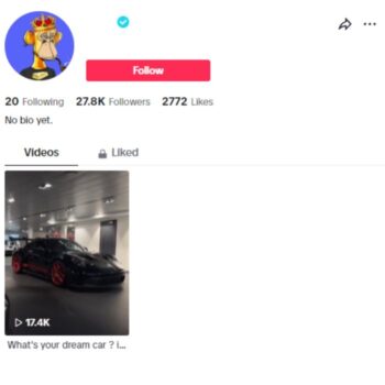 27K Verified Tiktok Account for sale