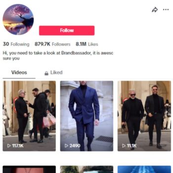 870K Travel Nature TikTok Account for sale