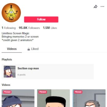 95K Funny Cartoon Tiktok Account for sale
