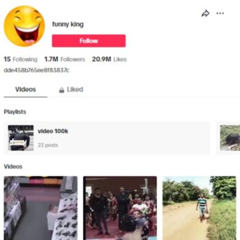 1.7M Entertainment Funny Tiktok Account for sale